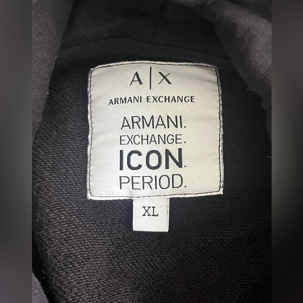 NWOT Armani Exchange Women's Icon Project Hooded Sweatshirt Sz XL - Picture 6 of 13